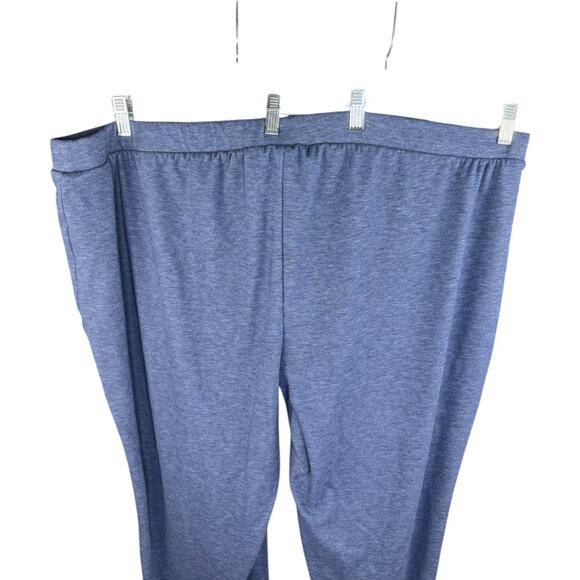 Attitudes by Renee Regular Casa Cozy Pull-On Pants Heather Navy 3X Stretch - Picture 5 of 9